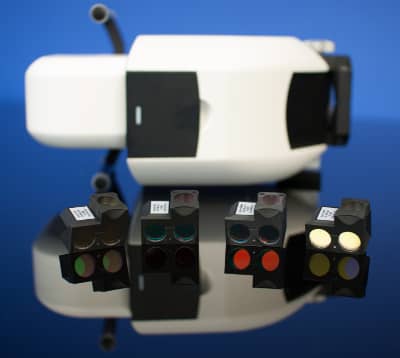 Aurox Clarity Confocal Imager with Filter Cubes